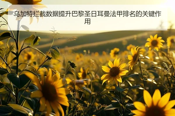 乌加特拦截数据提升巴黎圣日耳曼法甲排名的关键作用（kaiyun）